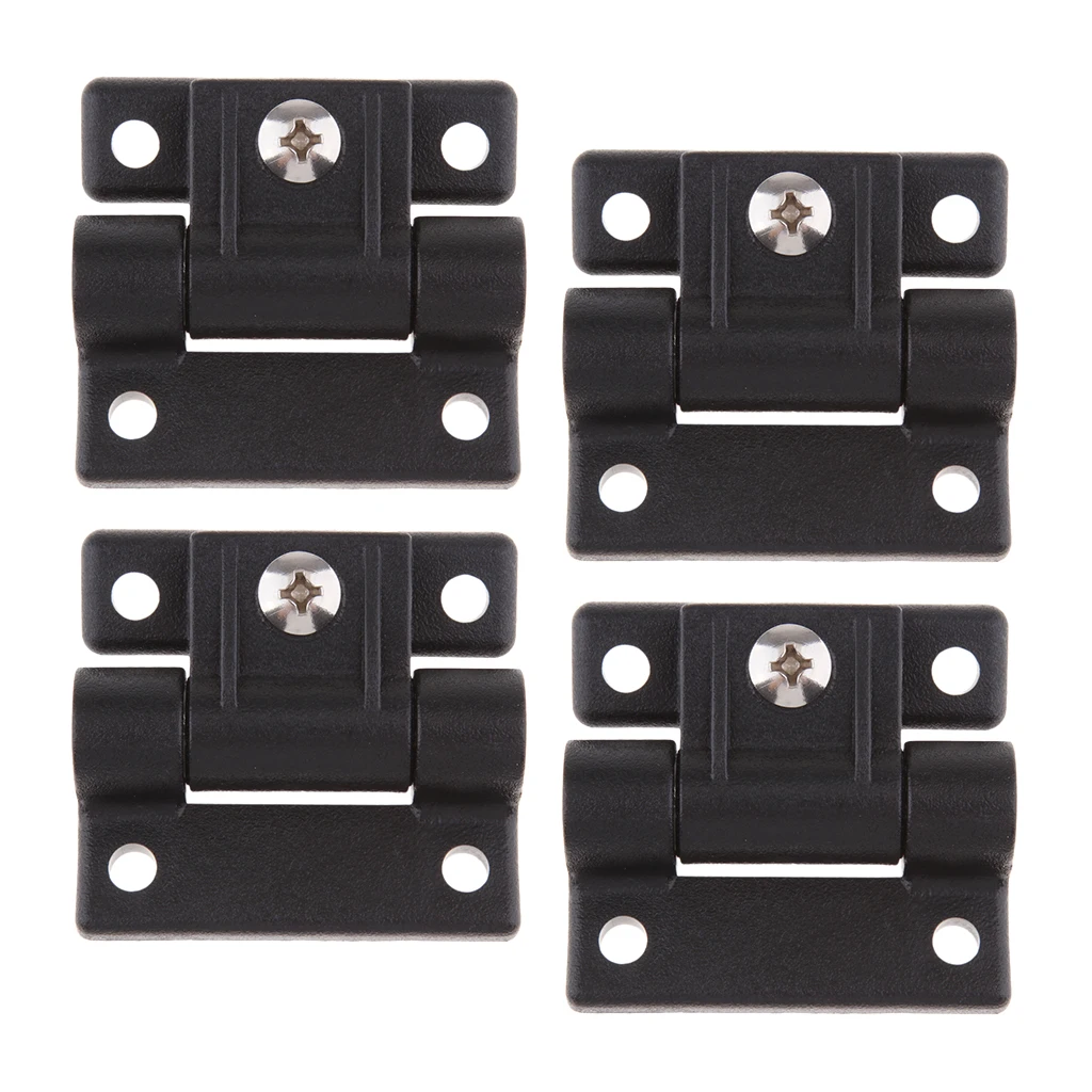 

4pcs Adjustable Torque Position Control Hinge with Holes, 64mm x 57mm, Boat