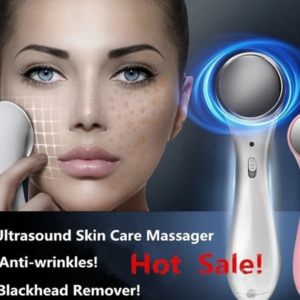 

Facial Beauty Ultrasound Ion Face Lift Device Ultrasound Skin Care Tools Hot Thin Face Magic Stick Anti Bag Pouch & Wrinkle