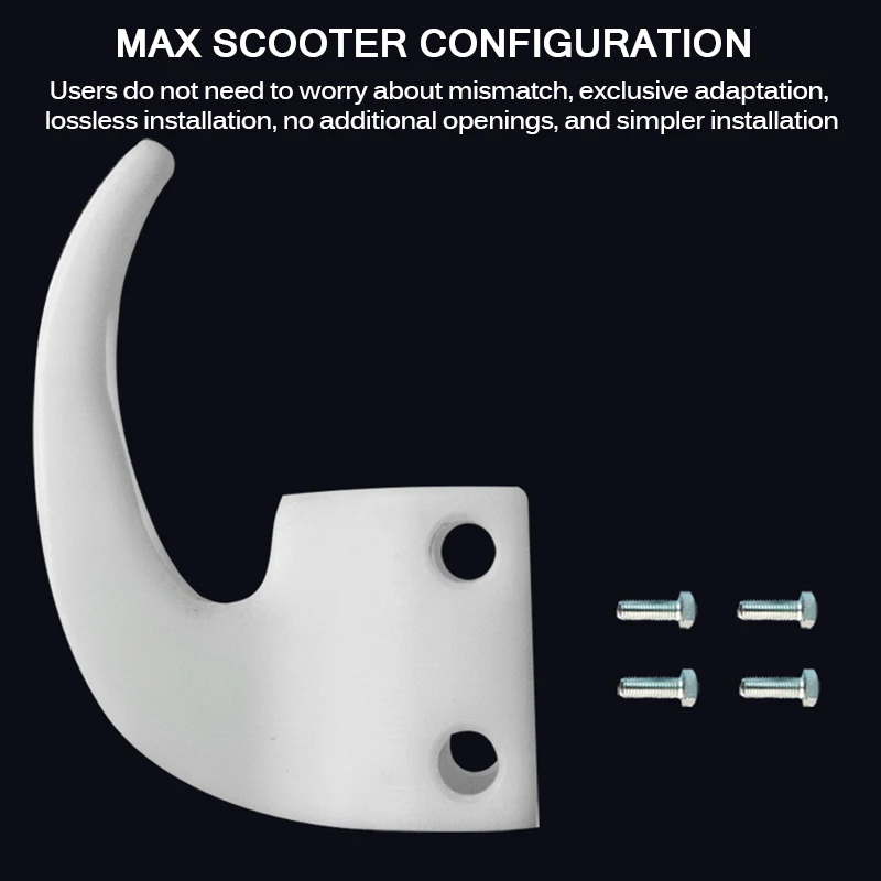 

Onever Scooter Hook Mechanical Arc Design Scooter Accessories High-Density Nylon Waterproof Scooter Hook for MAX G30