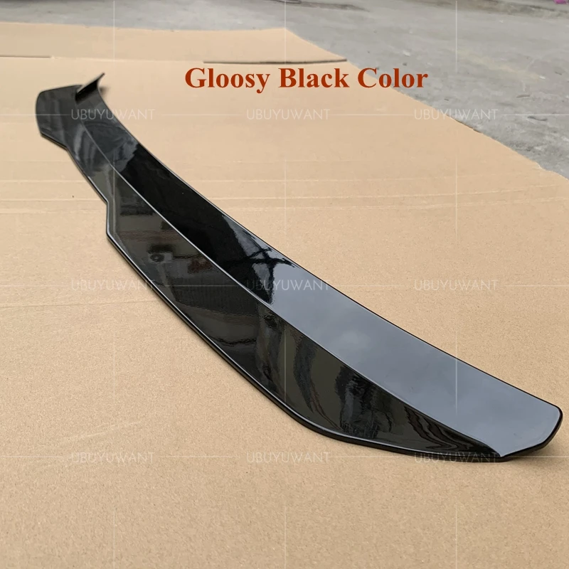 

Rear Roof Lip Spoiler For Nissan Juke 2017-2020 ABS Gloosy Black / Carbon Fiber Color Car Tail Wing Decoration Hatchback Spoiler