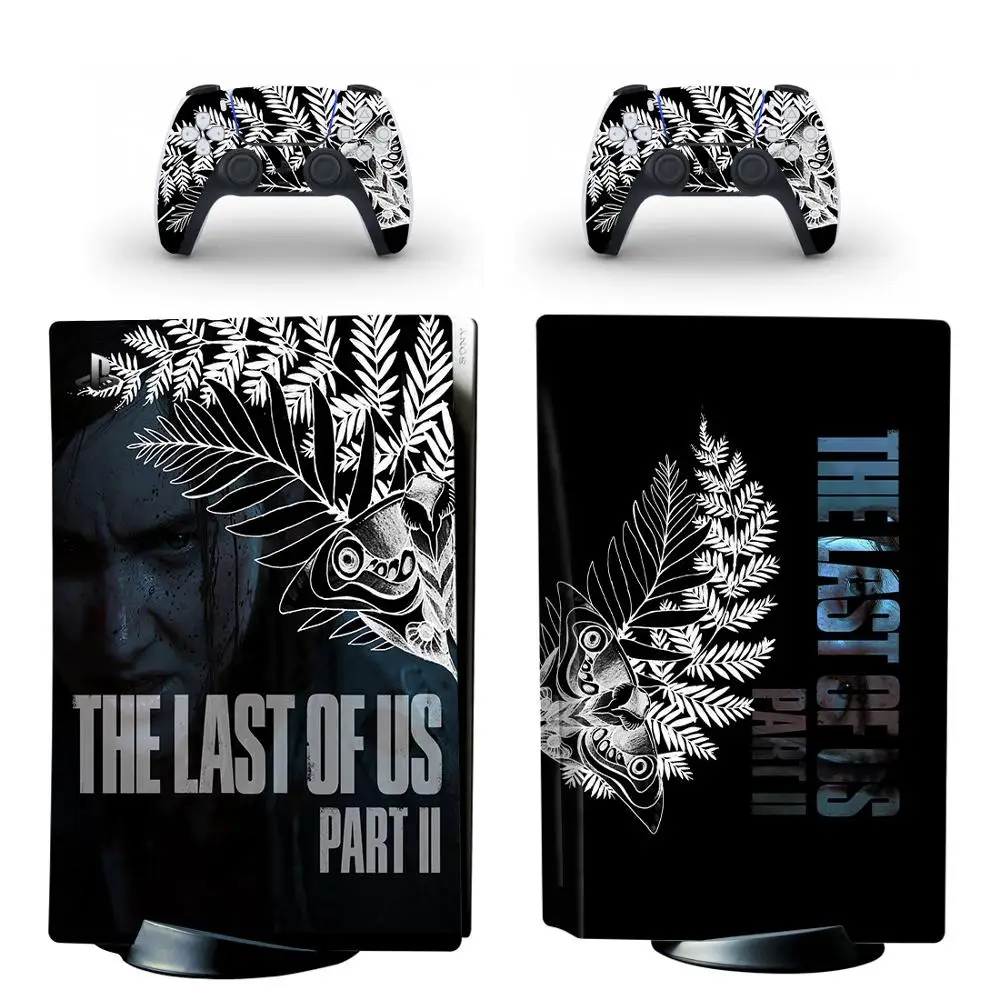 Наклейка The Last of Us Part 2 PS5 Standard Disc Skin наклейка для консоли PlayStation 5 и контроллеров Disk