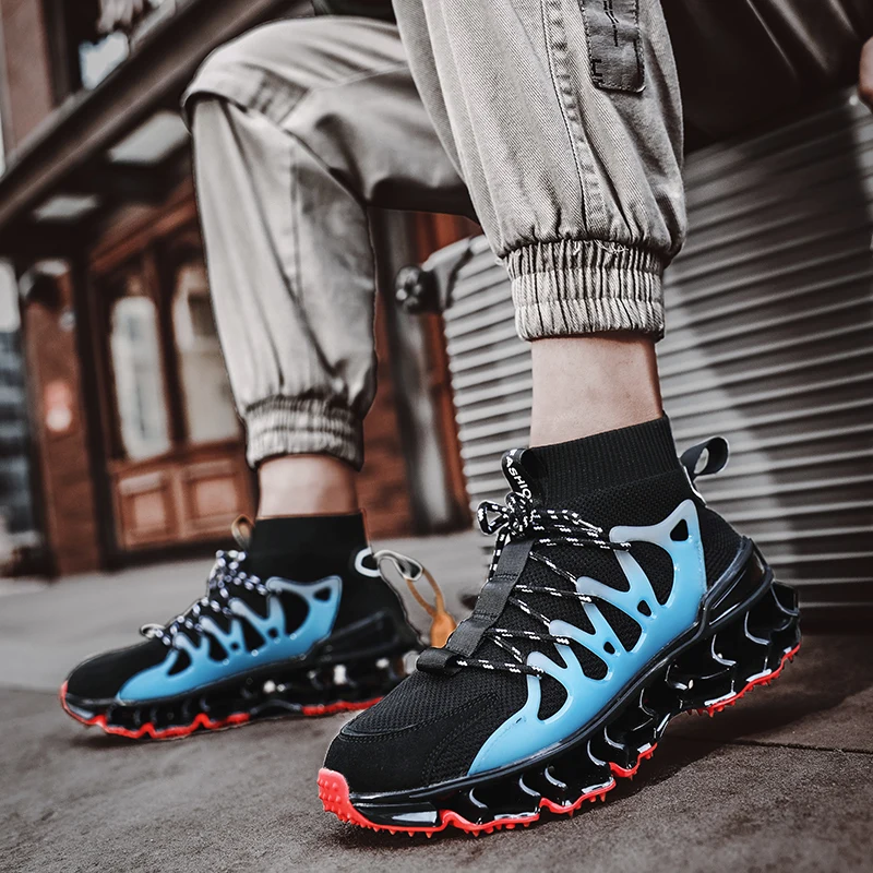 

Running Shoes Men Sneakers Blade Athletic Shoes Sports Male Training Non-slip Outdoor Sneakers Men 2020 Cool Boy Running Shoe