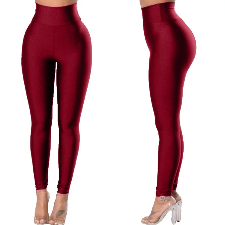 

New High Waist Leggings Women Fitness Clothes 2019 Slim Ruched Bodybuilding Women's Pants Athleisure Female Sexy Leggings W3