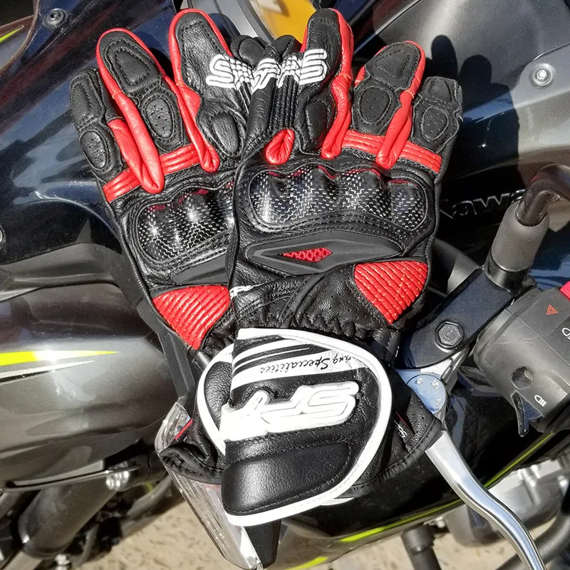 Перчатки рыцаря SPRS для гонок на мотоцикле тяжелая противоскользящая дорожка