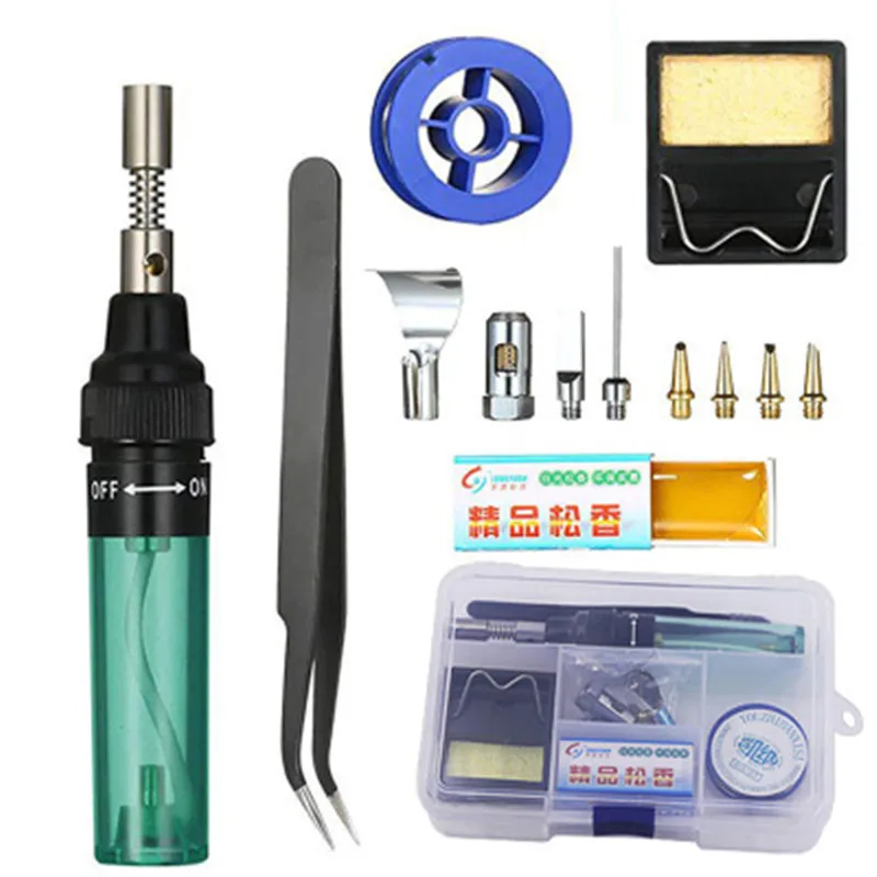 Portable Hold Gas Soldering Iron Electric Portable Triad Gas Welder Electric Tin Soldering Iron Wireless Universal Box-packed