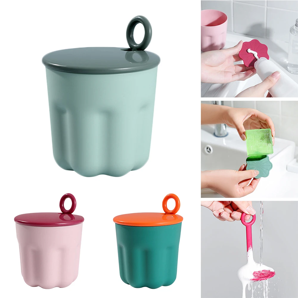 

Portable Foam Maker Facial Cleanser Cute Foam Cup Makeup Remover Body Wash Face clean Bubble Maker Bubbler Travel Makeup Tool