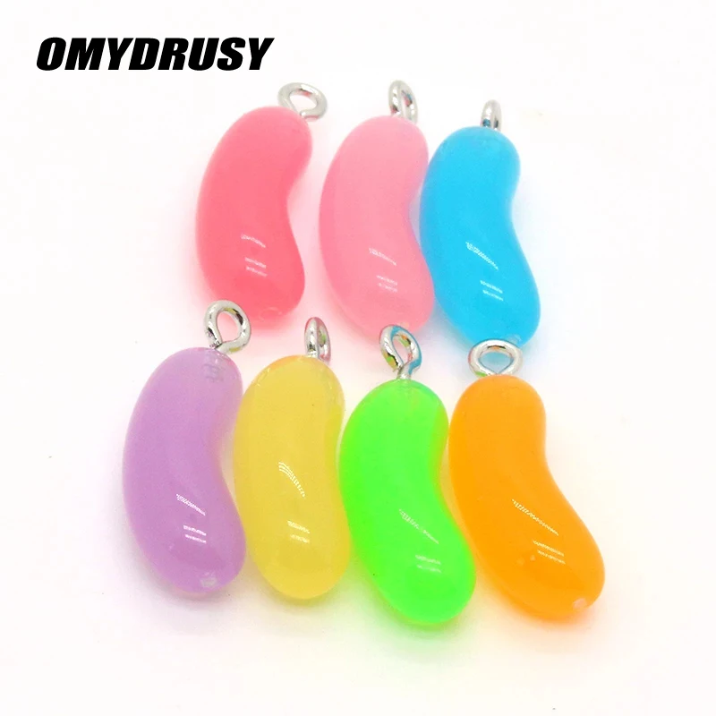 10 шт./упак. смешанные капсулы для леденцов конфеты подвески милые Diy серьги