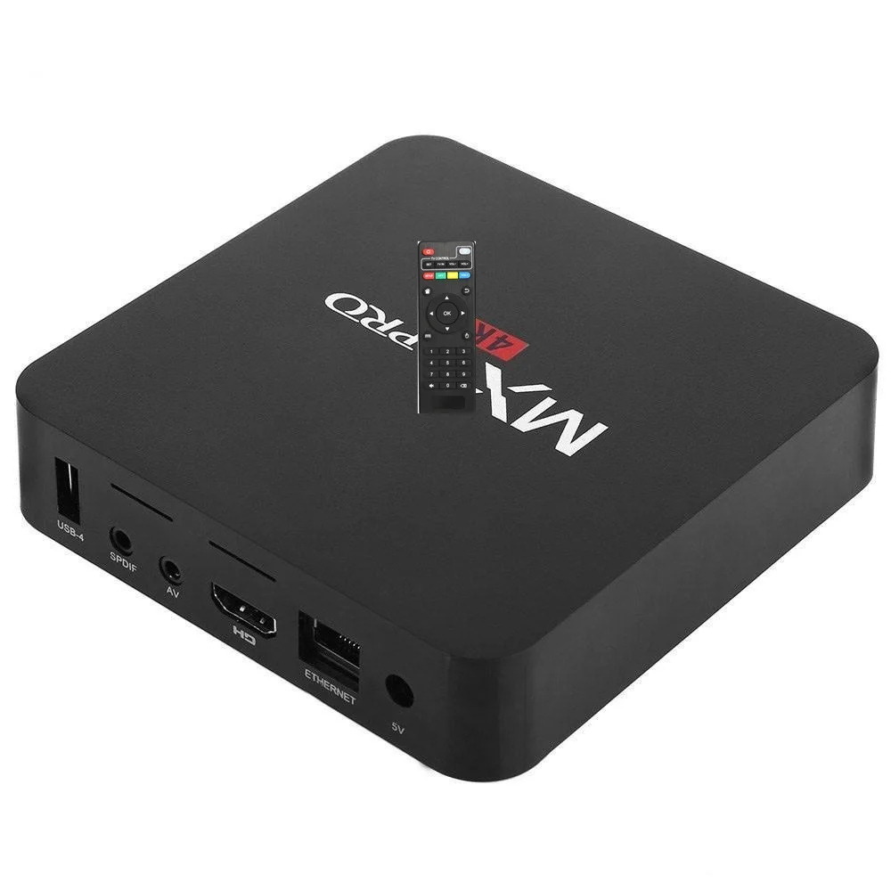 5PCS MX pro android 7.1 os amlogic s905w quad core 2g 16g 4k smart h.265 3D media player tv box | Электроника
