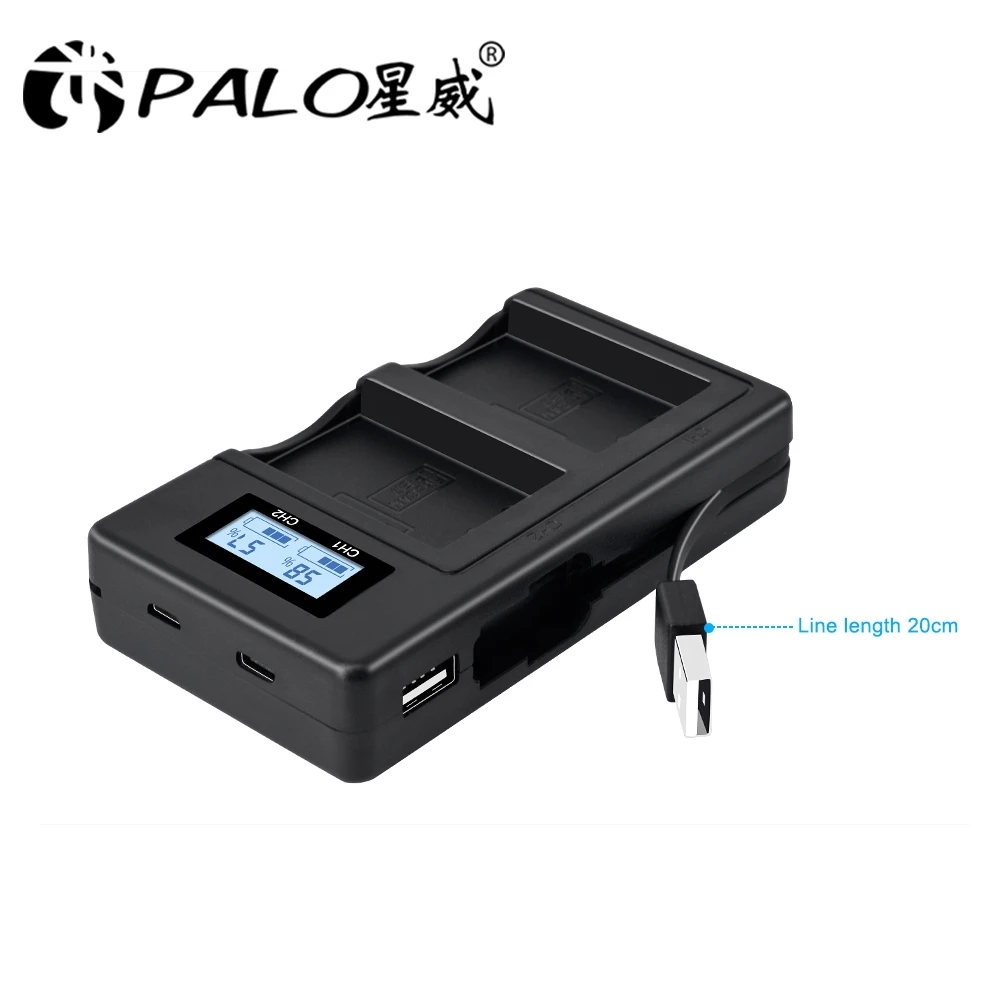 PALO 4 шт. LP E17 LPE17 Перезаряжаемые Камера Батарея + 1 Зарядное устройство для цифровой