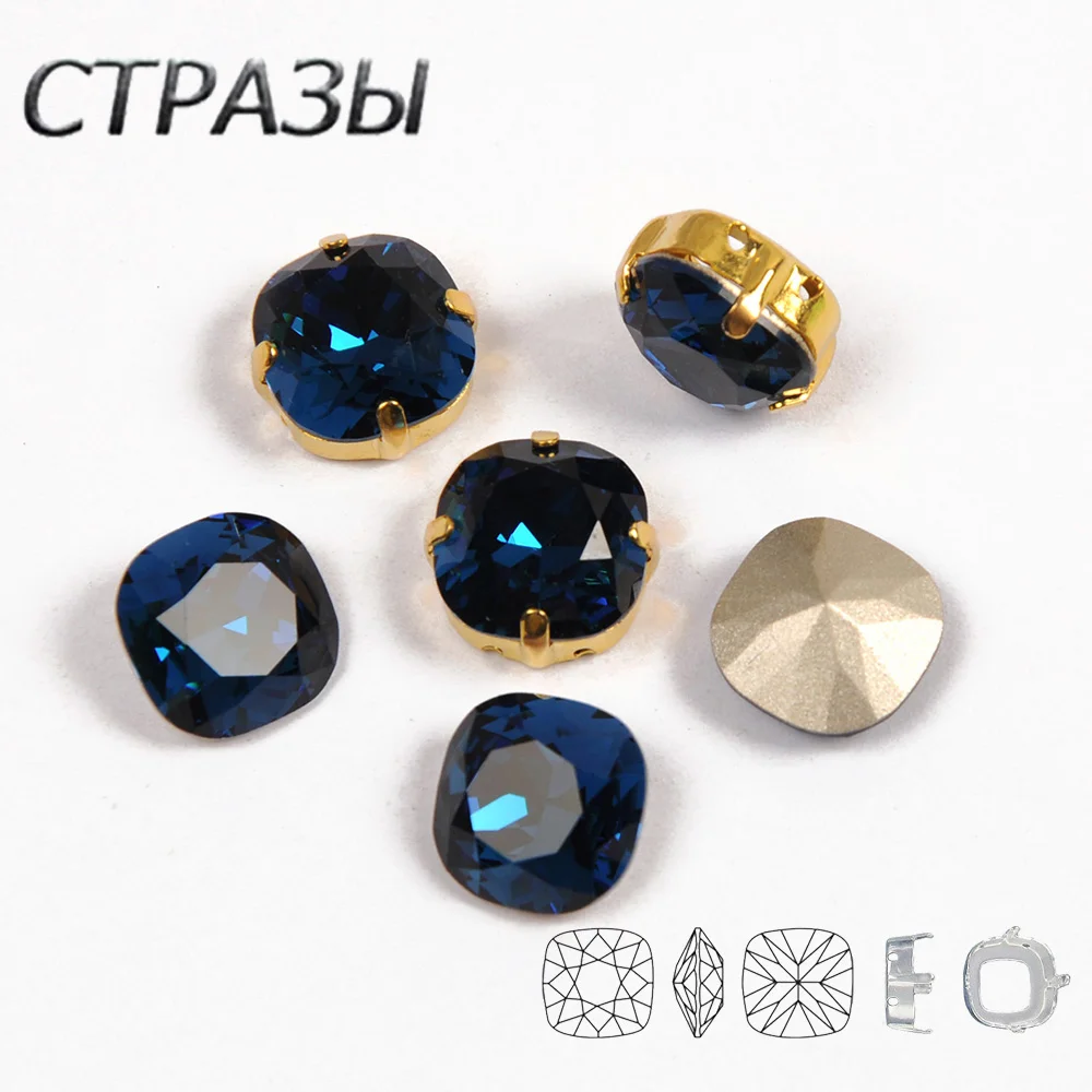 CTPA3bI Crystal Montana Teardrop Glass Strass Sew On Rhinestones High Quality Stone Droplet Sewing Rhinestone For Garment | Дом и сад