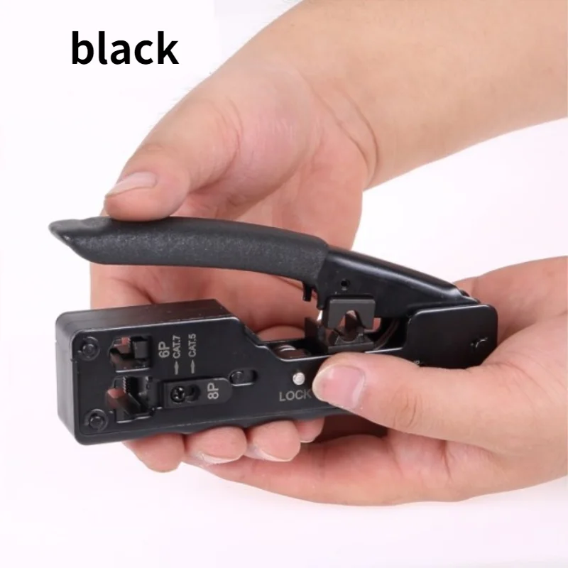 Rj45 Tool Network Crimper Cable Stripping Plier Stripper for Cat6 Cat5E Cat5 Rj11 Rj12 Connector | Безопасность и защита