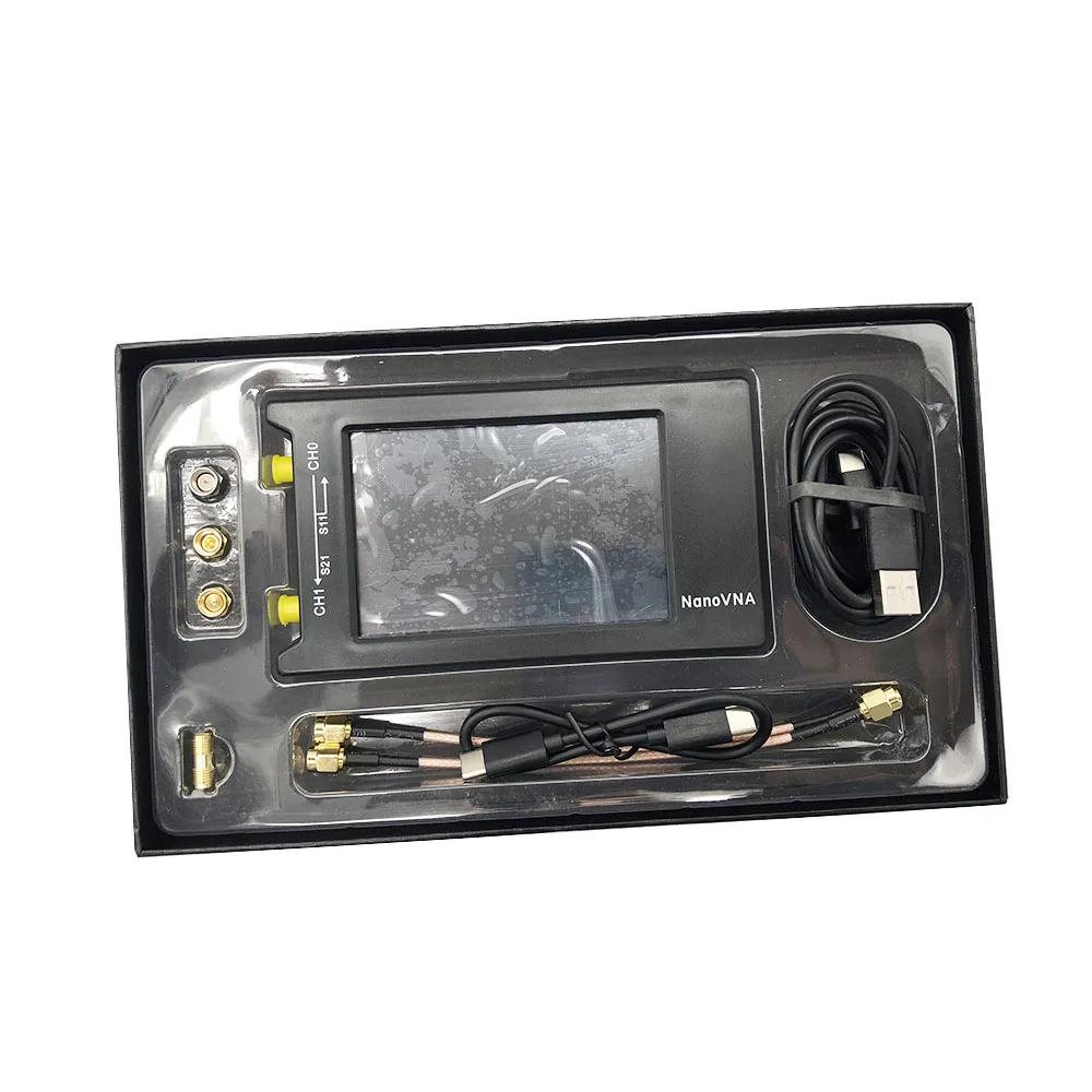 Последняя NanoVNA H4 10 кГц ~ 1 5 ГГц VNA 4 дюйма LCD 1950 мАч батарея HF VHF UHF UV векторная сетевая