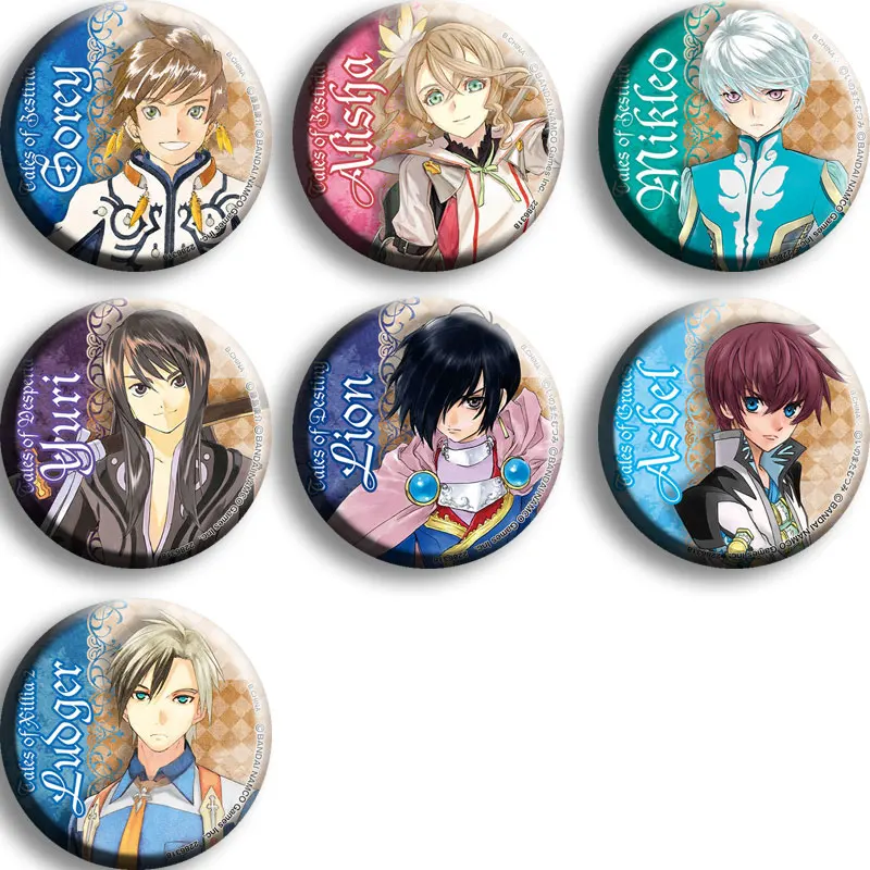 

Anime Tales of Innocence Tales of Hearts Tales of Phantasia Cless Alvein Cosplay Badge Garniture Itabag Hat DADGE Brooch Pin Toy