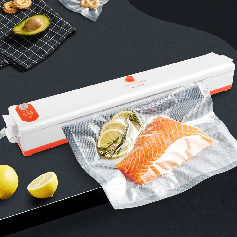 

Food Vacuum 220v Sealer Packaging Machine Meal Fresh Packing for Home food saver Food Sealing Vaccum Packer can be use System