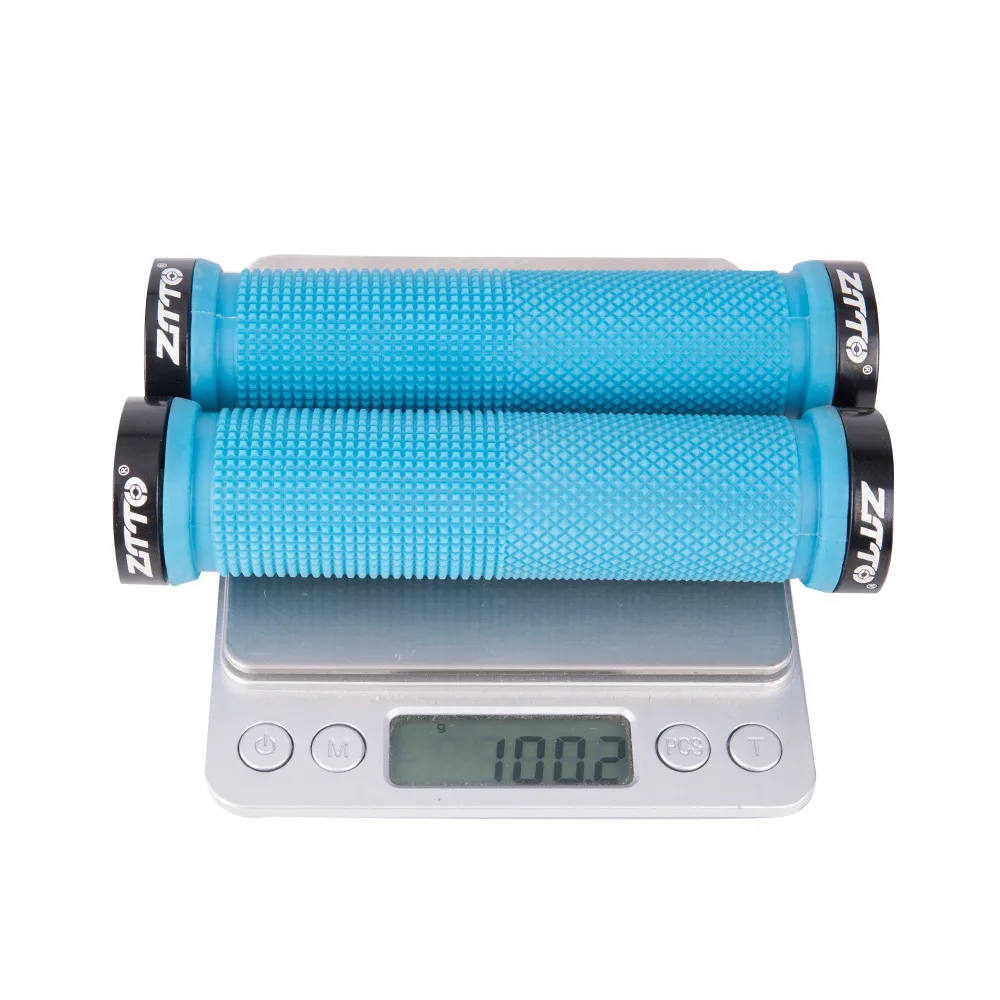 

Bike Grip Mountain Bike Handlebar Cover Bilateral Locking Bicycle Accessories Lockable Non-slip Rubber Grip Cover