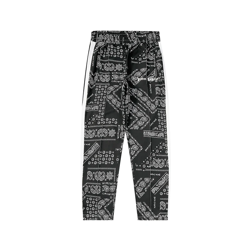 

Palm Angels cashew flower striped zipper couple PA casual printed sports suit 4864345