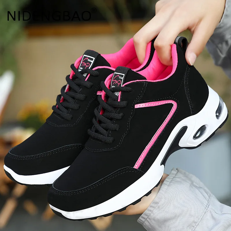 Women Sneakers Spring Lightweight Outdoor Walking Jogging Running Sports Shoes Damping Gym Marathon Athletic Trainers Size 36-41
