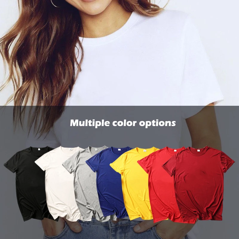 

Men's T-shirt Short-sleeve Man Women T-shirt Short Sleeve Solid Color For Couple Tops Running Plain Fashion Tops Tees