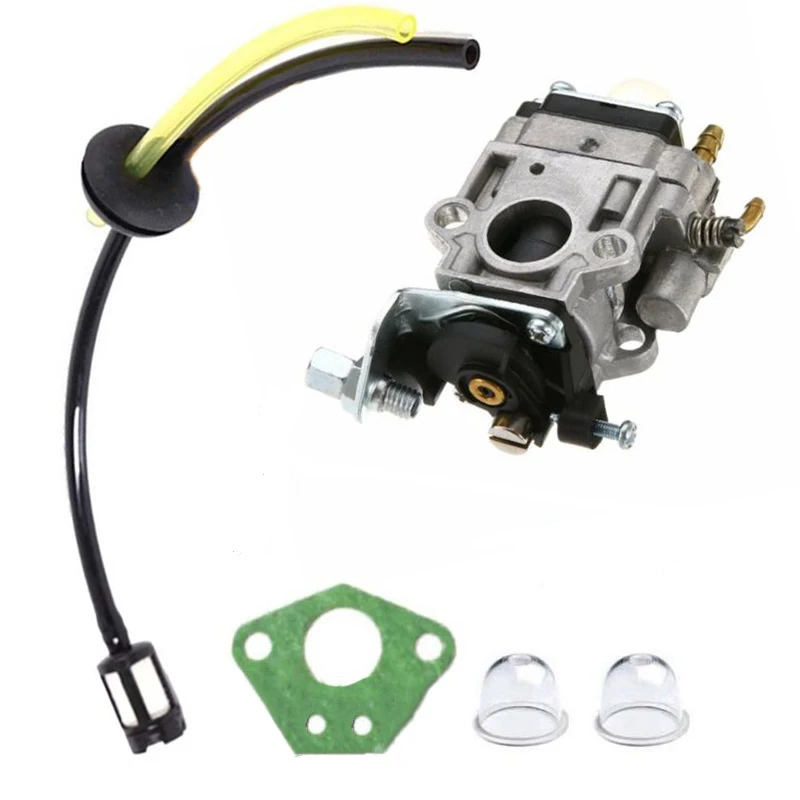 

Carburettor Primer Bulb Gasket Fuel Line Filter Kit 15mm For Various Hedge Brush Cutter Chainsaw Carb String Trimmer Parts