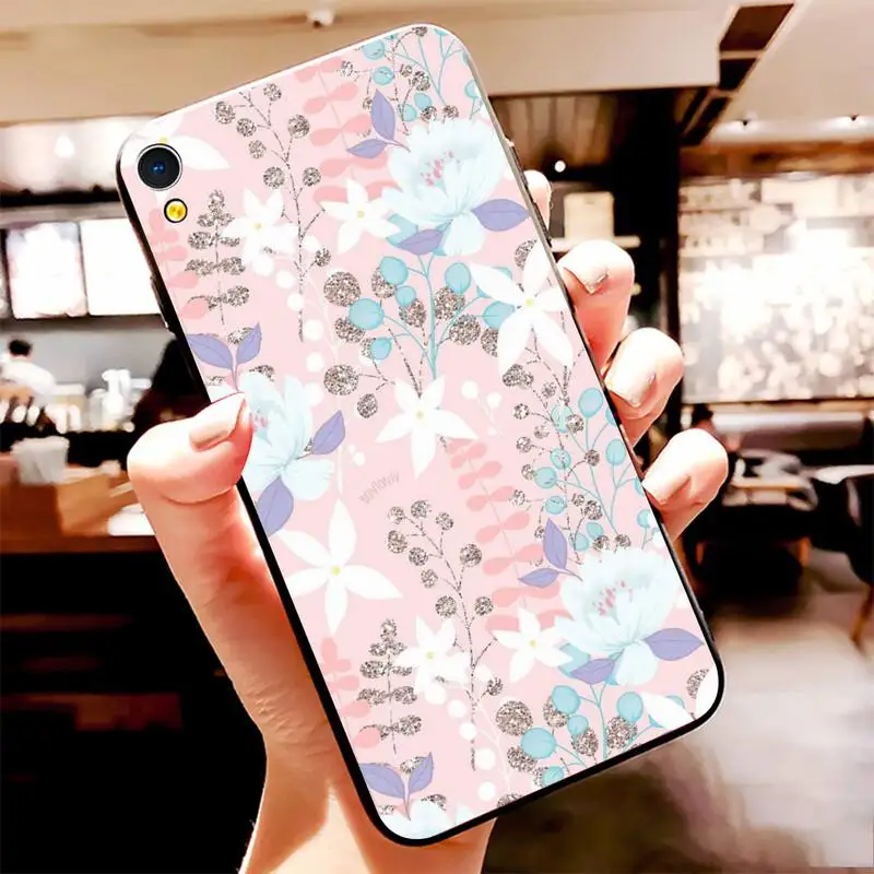 HPCHCJHM LOVECOM Ретро цветок DIY чехол для телефона с рисунком ЧЕХОЛ ДЛЯ Vivo Y91c Y17 Y51 Y67 Y55 Y93