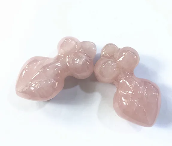 Подлинная Подвеска из розового кварца оптовая продажа розовые кварцевые