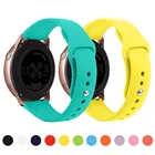 Ремешок силиконовый для Galaxy watch Active 2, браслет для Samsung Gear s3 Huawei watch GT 2 2e pro, 40 мм 44 мм3 45 мм 41 мм46 мм42 мм