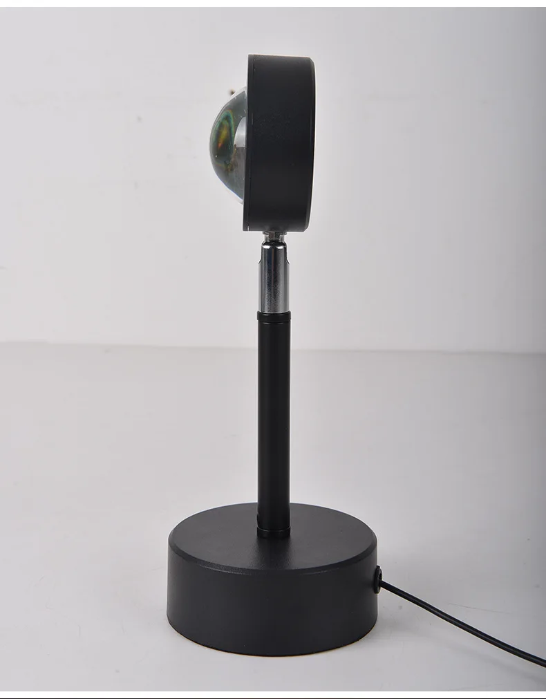 

NEW USB Button Rainbow Sunset Projector Atmosphere Led Night Light Home Coffe Shop Background Wall Decoration Colorful Lamp