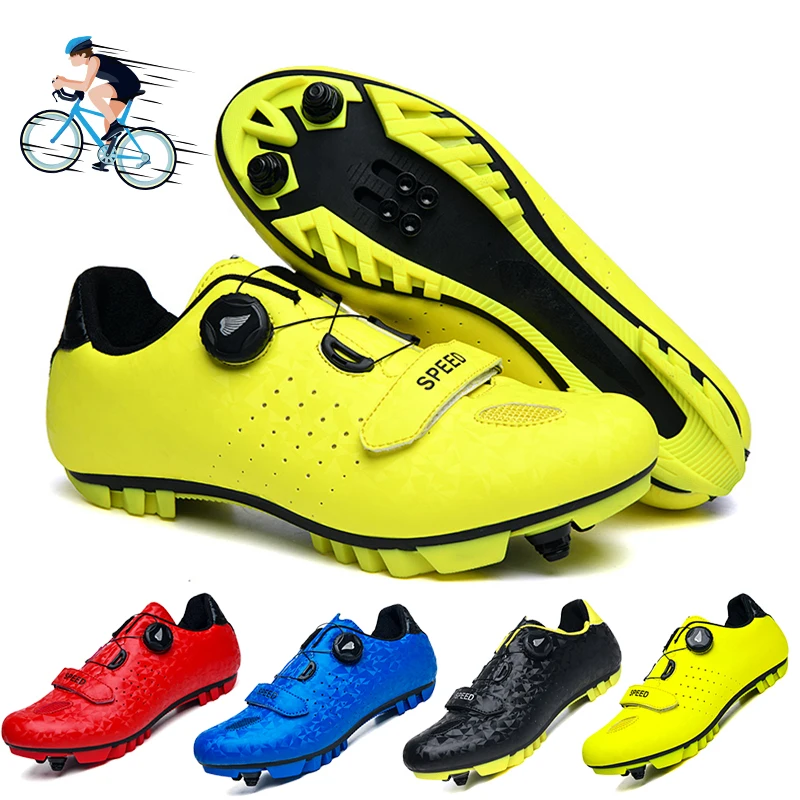 

Professional SPD Cleat Cycling Shoes MTB Mountain Bike Shoes Comfort Cycling Sneakers Men Breathable Racing Road Bicycle Shoes