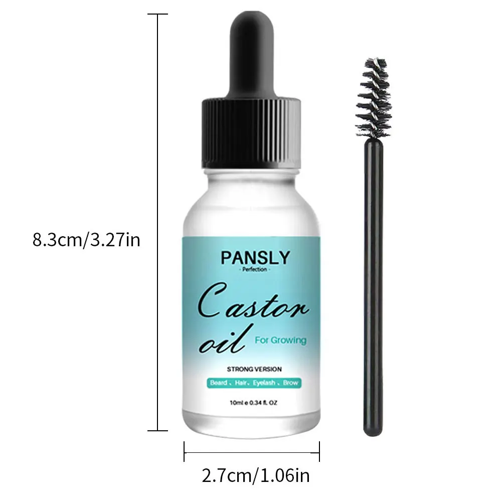 

10ML Mascara Eyelashes Growth Treatments Castor Oil Natural Eyebrow Enhancer Thickener Lash Lengthening Eyelashes Extionsion