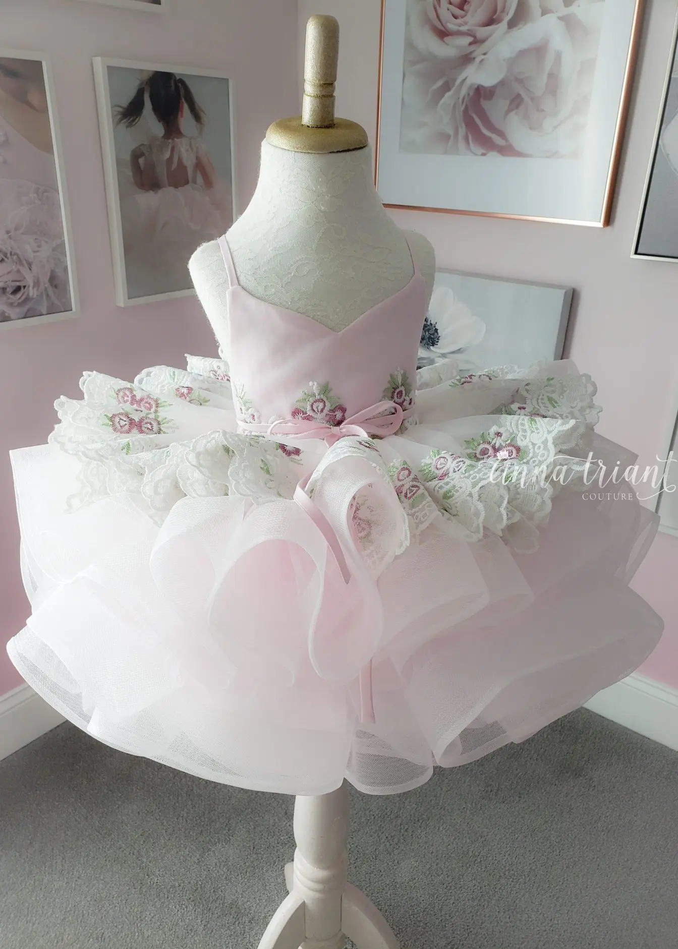 

Платья принцессы с цветами для девочек, кружевные тюлевые платья для девочек, детские платья для девочек