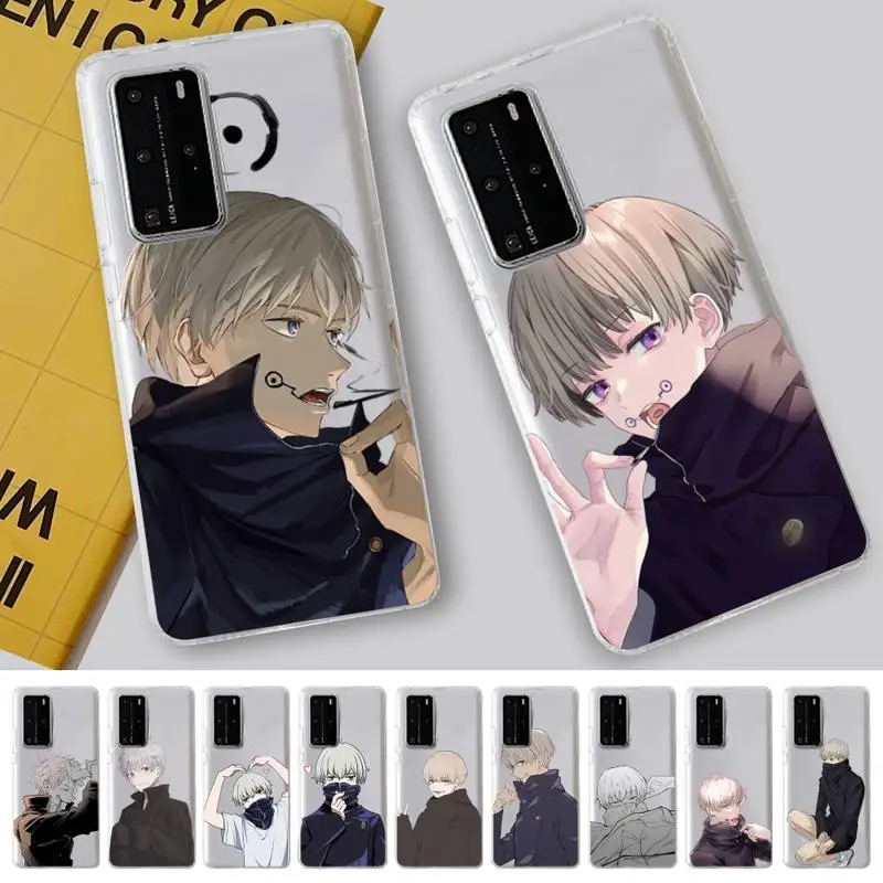 

Anime Jujutsu Kaisen Inumaki Toge Phone Case For Huawei P 20 30 40 pro lite Psmart2019 Honor 8 10 20 Y5 6 2019 Nova3E