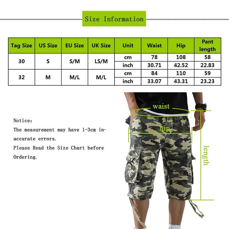 

2021 casual Men's Shorts Fitness Shorts Running Sports Men's Fitness Shorts Camouflage Zipper Pocket Sports Shorts