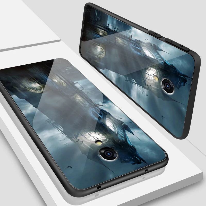 W318 Для iPhone SE 5s 6 6S 7 8 Plus XR XS макс. закаленное стекло чехол антидетонационный задняя чехол для Meizu M5 M8 M6 M9 Note 16th Plus - Цвет: W318
