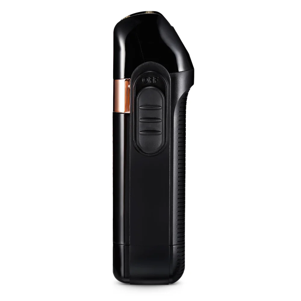 Бритва Kemei с двумя лезвиями для мужчин зарядка от USB водонепроницаемый триммер