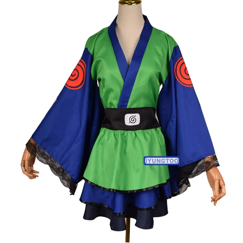 

8 Styles Japanese NNarutoo00Women Dresses Cosplay Costume Akatsuki Kimono Dress Uchiha Sasuke Lolita Clothes Suit NARUTO