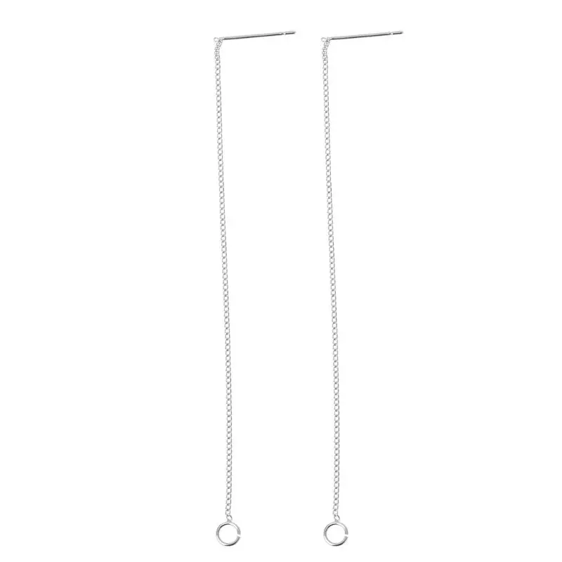 DIY резьба для ушей с кольцом прыжков 3 5 &quotболтающиеся серьги коннекторы