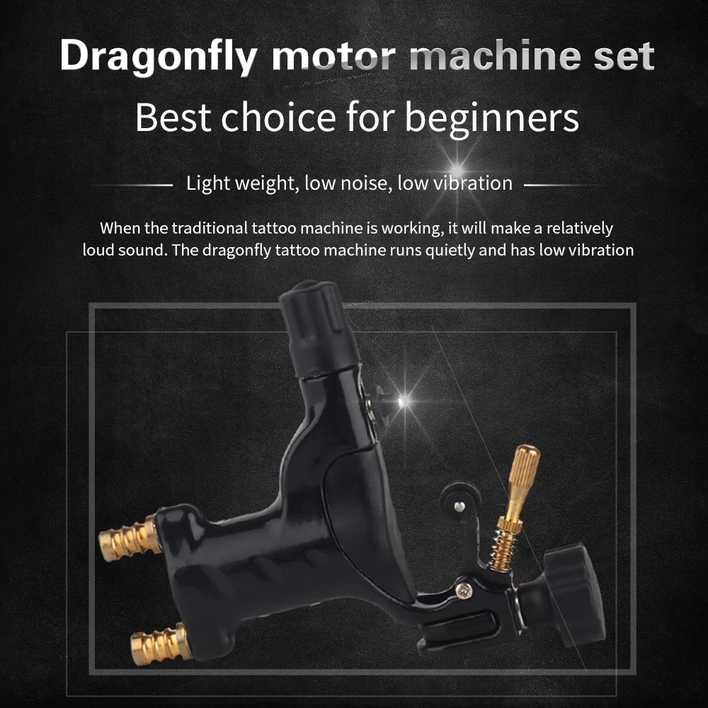 Полный набор для татуировки 1 шт. тату-машинка пистолет мини-источник питания
