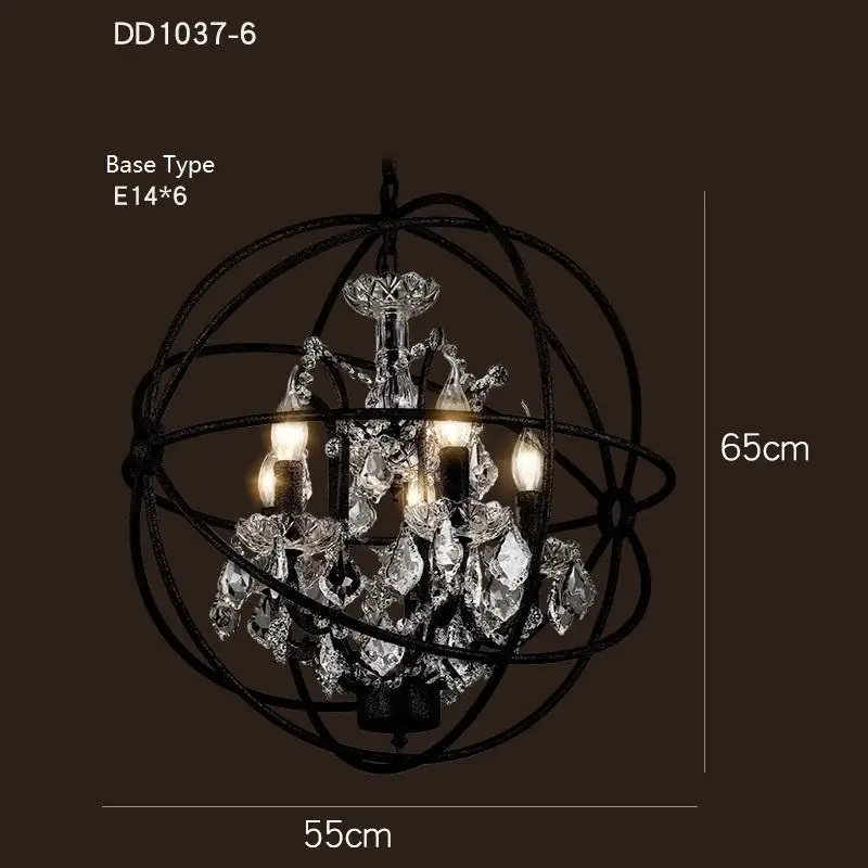 Lampen Crystal Hanglamp Industrieel Luminaria светильник на подтяжках для дома Lampara De Techo Colgante