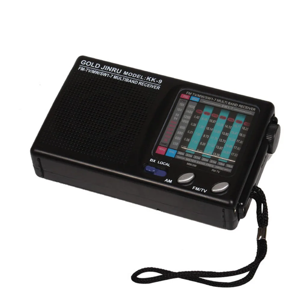KK-9 Портативный прочный коротковолновый классический полный диапазон высокой