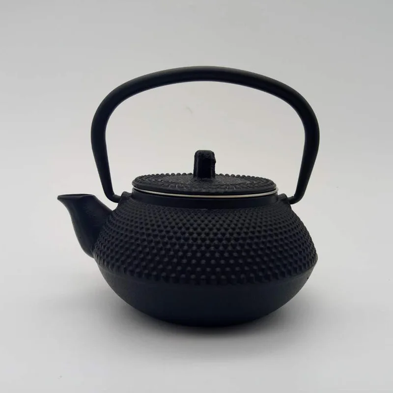 

300ML Black Color Teapots Vintage Cast Iron Tea Pot Japanese Iron Teapot Kongfu Tea Kettle Teaware