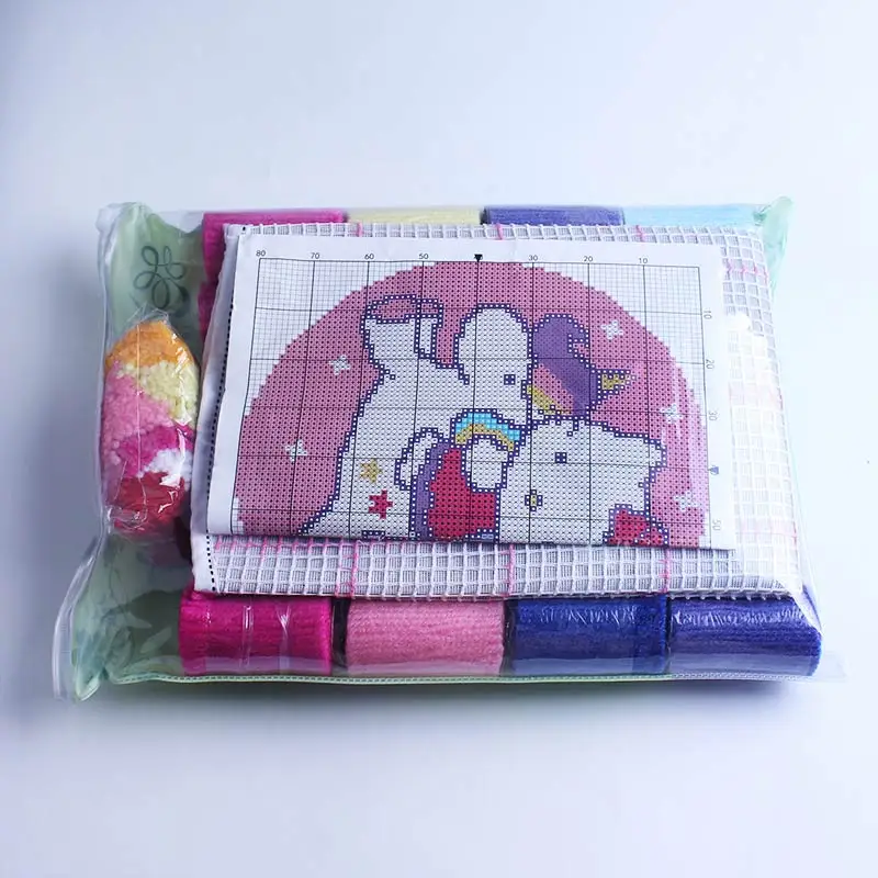 

Prajna Cushion Latch Hook Kits Pillow Mat DIY Craft Tiger Animals Patterns Cross Stitch Needlework Crocheting Cushion Embroidery