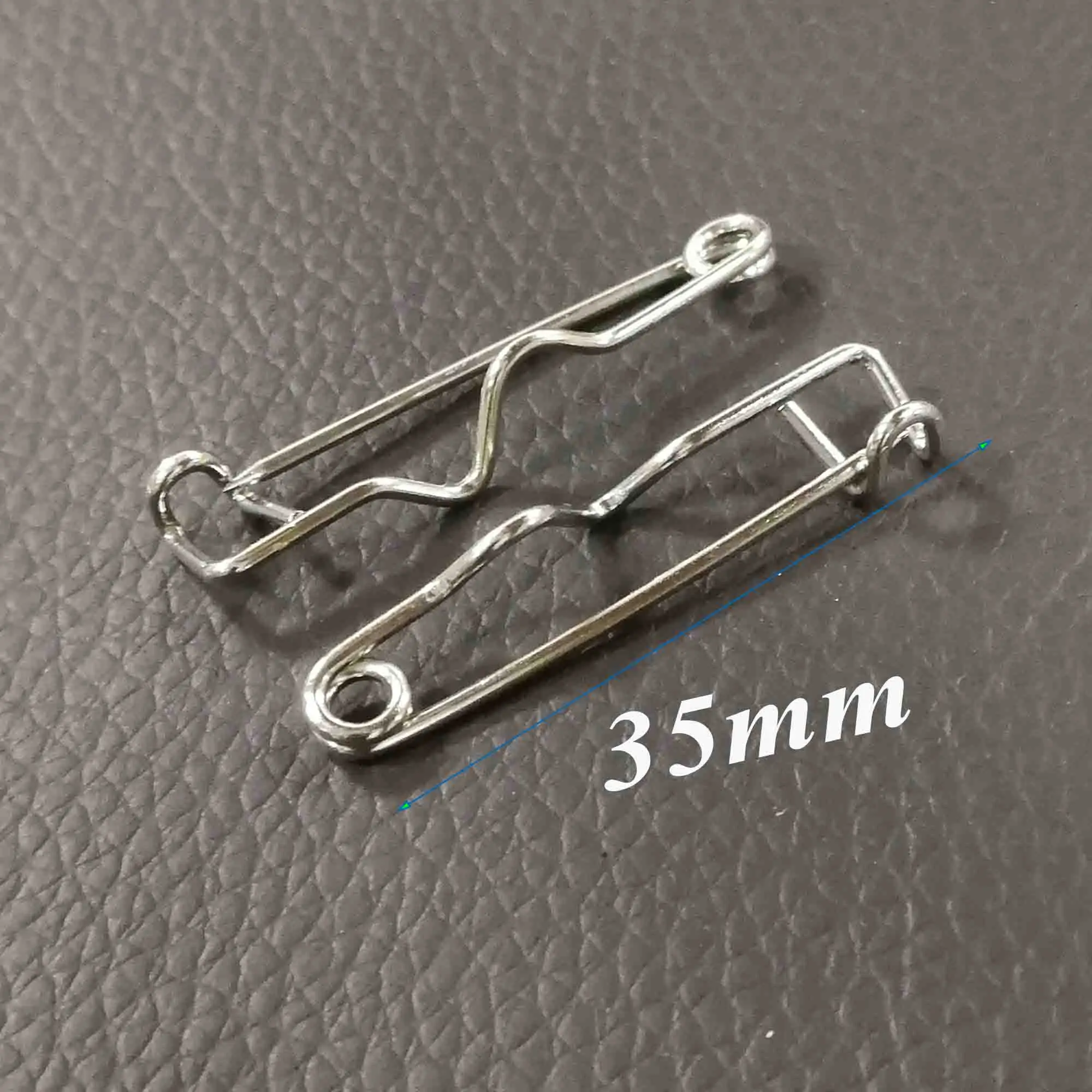 30 шт покрытые серебром Безопасность булавки для поделок стежка маркеры брошь бар