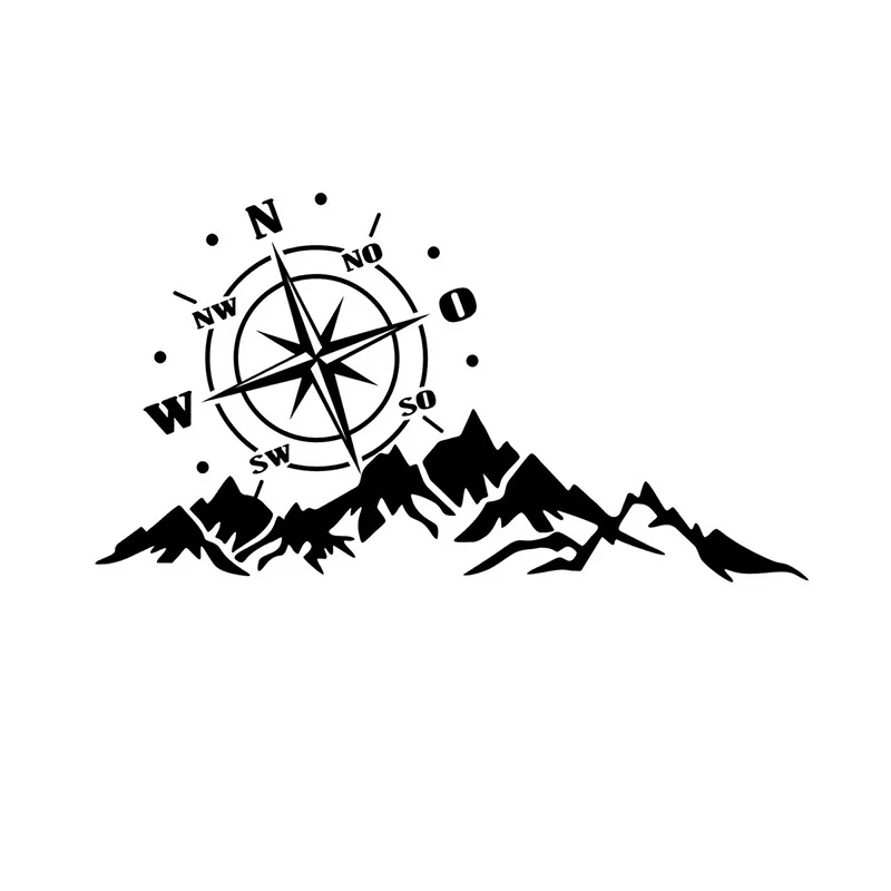 

Mountain Body Sticker Waterproof High temperature Camper Van Car Truck