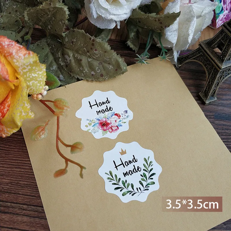 5 листов = 30 шт. наклейки для этикеток, спасибо, клеящиеся наклейки, бумажные наклейки ручной работы для подарков, наклейки для девочек с цветами