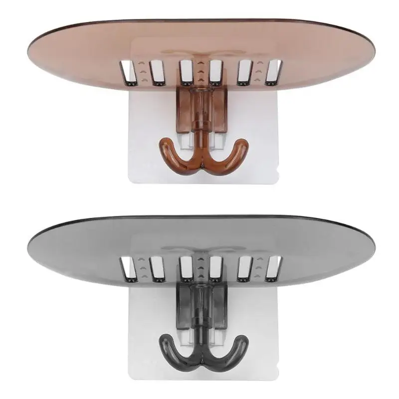 Держатель для слива посуды настенный стеллаж хранения в ванной комнате без