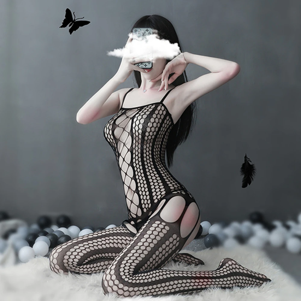 Женский сексуальный латексный костюм кошка эротический боди с открытой