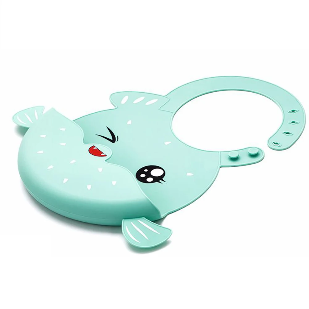 

Waterproof Cartoon Whale Globefish Baby Bib Washable Infants Apron Saliva Towel New