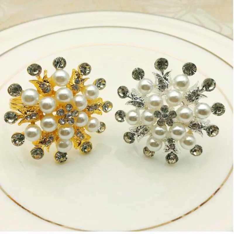 6 шт. кольцо для салфетки держатель круглый цветок перламутровая салфетка Пряжка