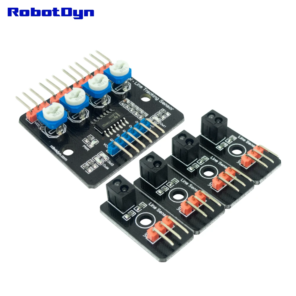 Отслеживание линии Сенсор 4-канальный competable с Arduino IDE/SATA набор сделай сам для