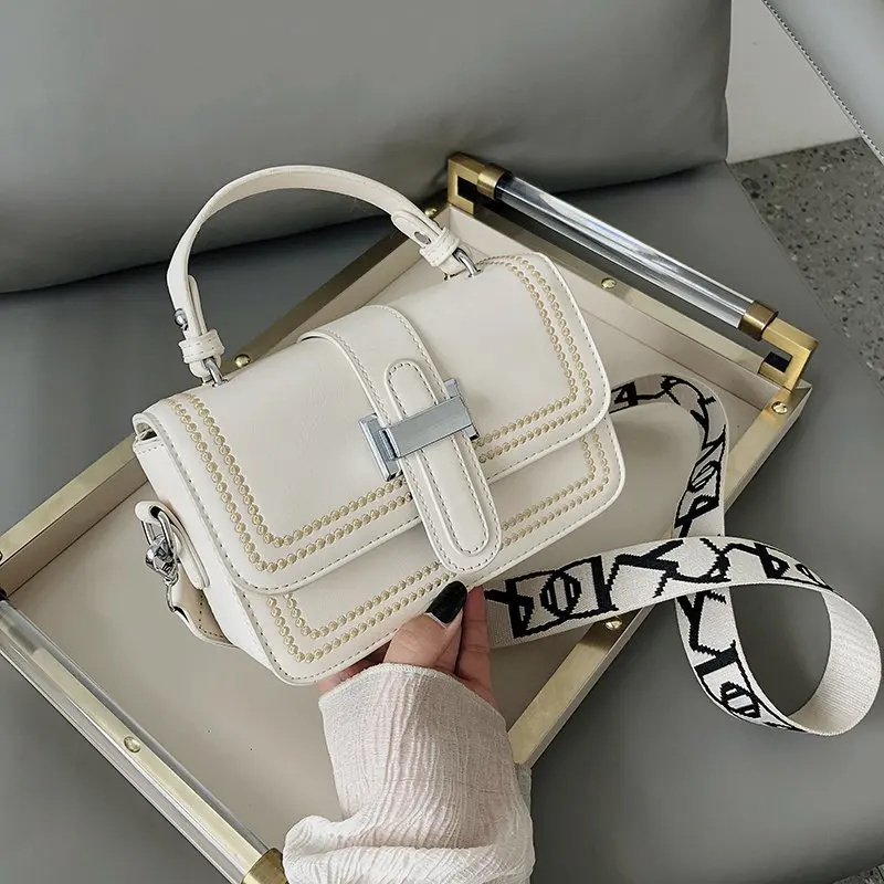 

2021 New Woman Shoulder Bag High Quality Texture Chain PU Diagonal Bag Fashion Luxury Handbag Female Cosmetic Bag Shopping Bag